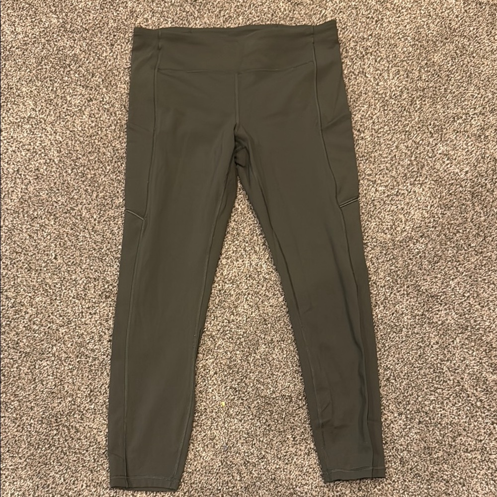 lululemon athletica Olive Green Leggings